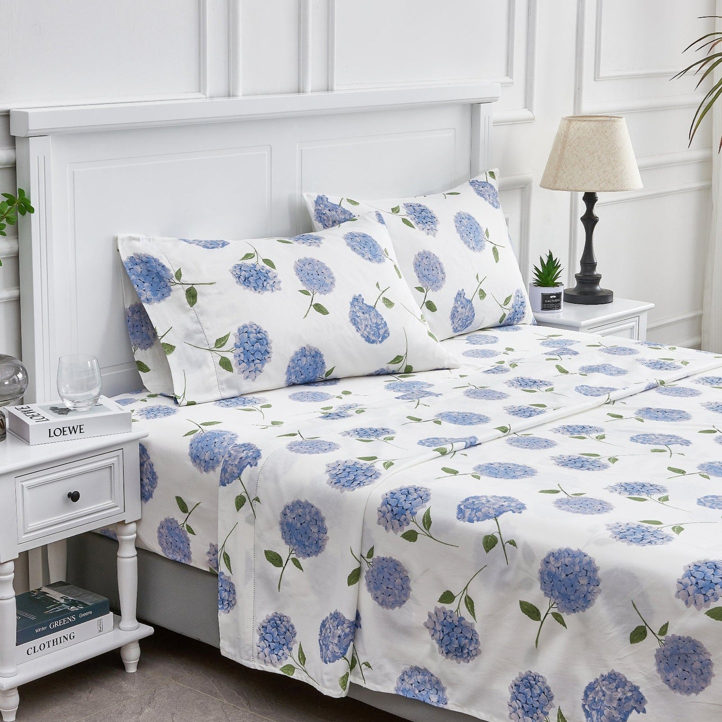 Hydrangea Printed Sheet Set