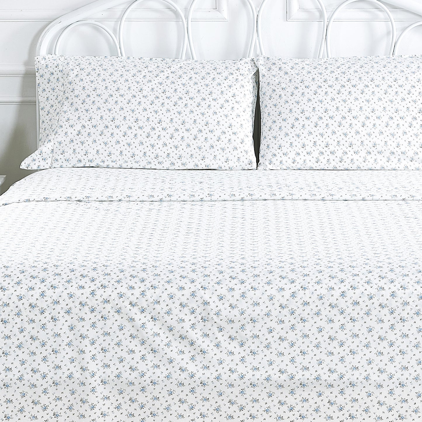 La Fleur Printed Cotton Percale Sheet Set