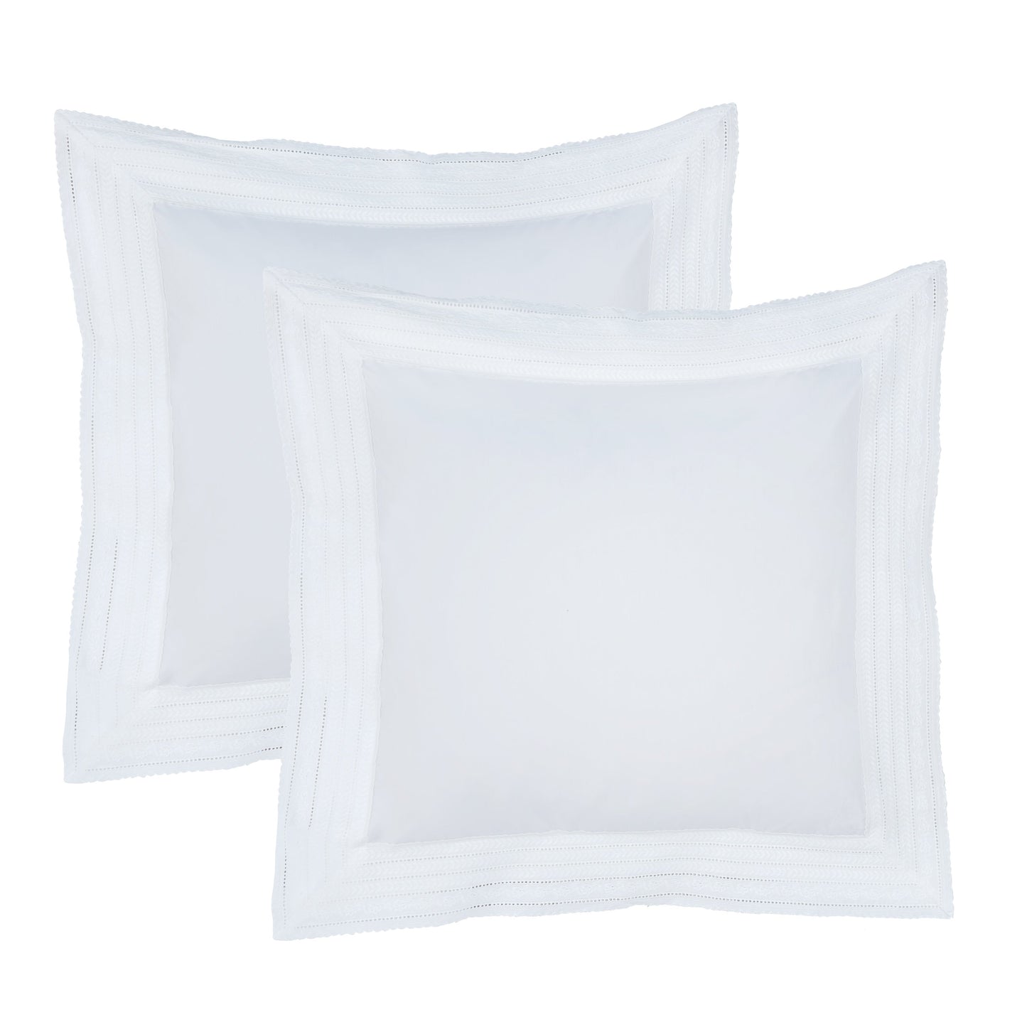 Elizabeth Lace Percale Euro Sham Pair