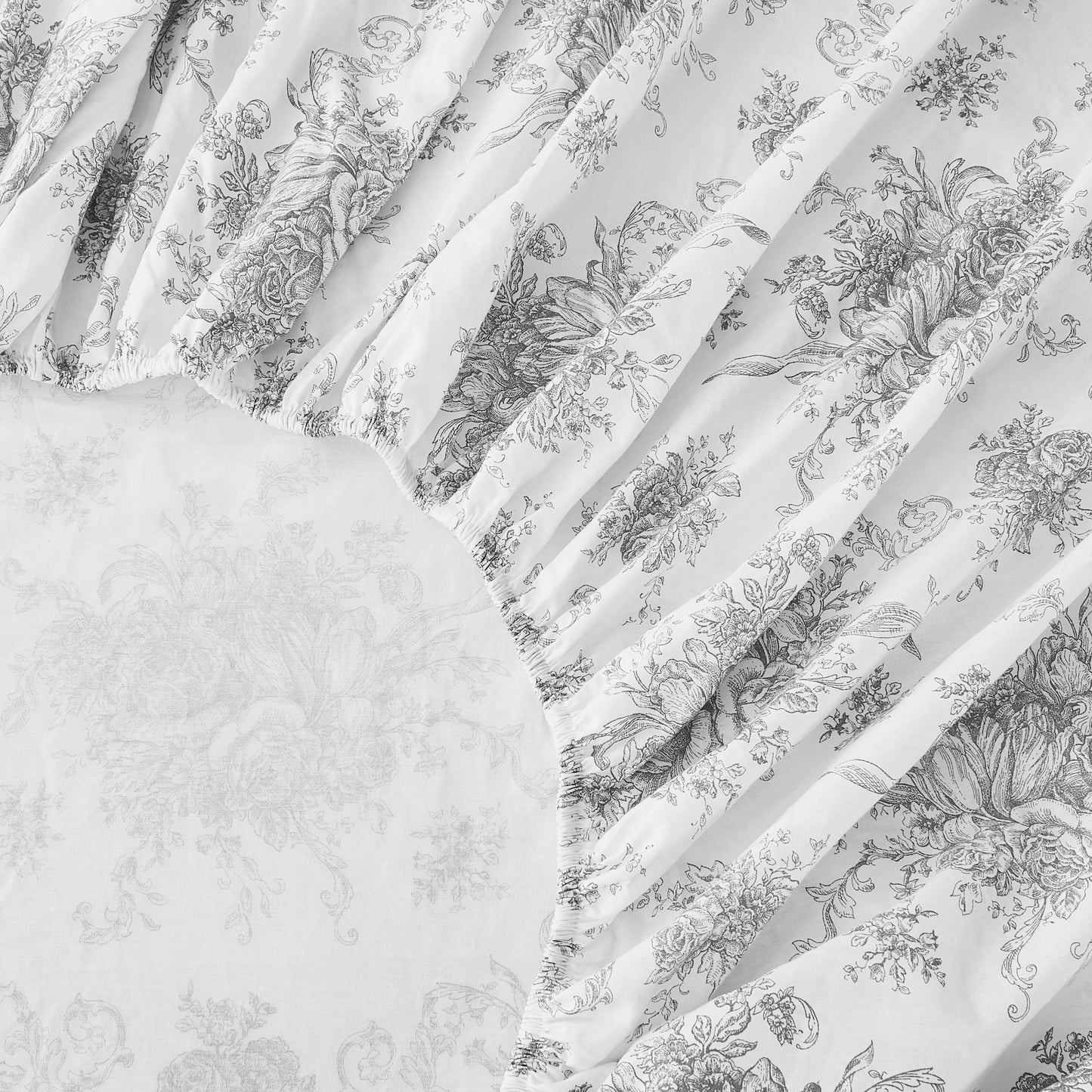 Petit Toile Printed Cotton Percale Sheet Set