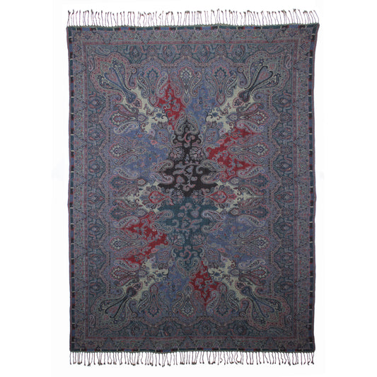 Brittany Reversible Wool Throw