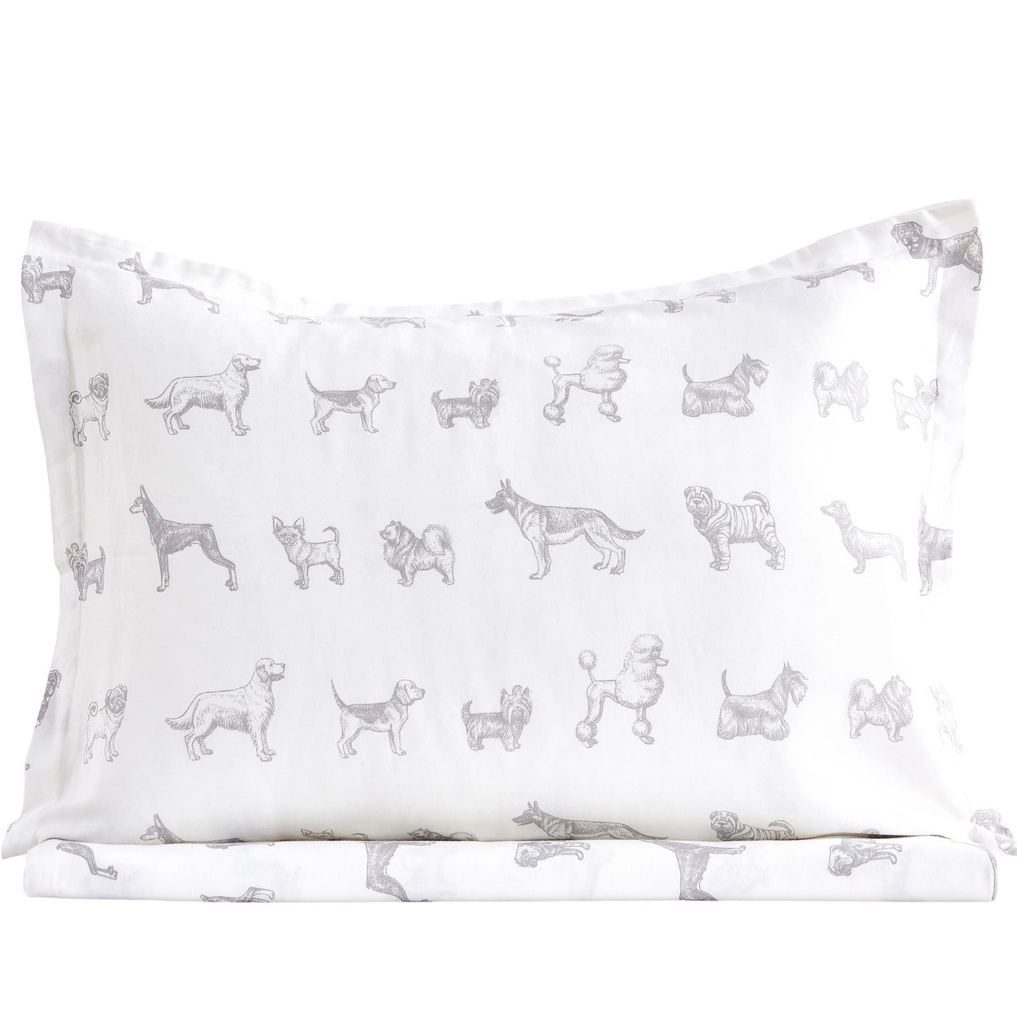 Dogs Printed Duvet Set