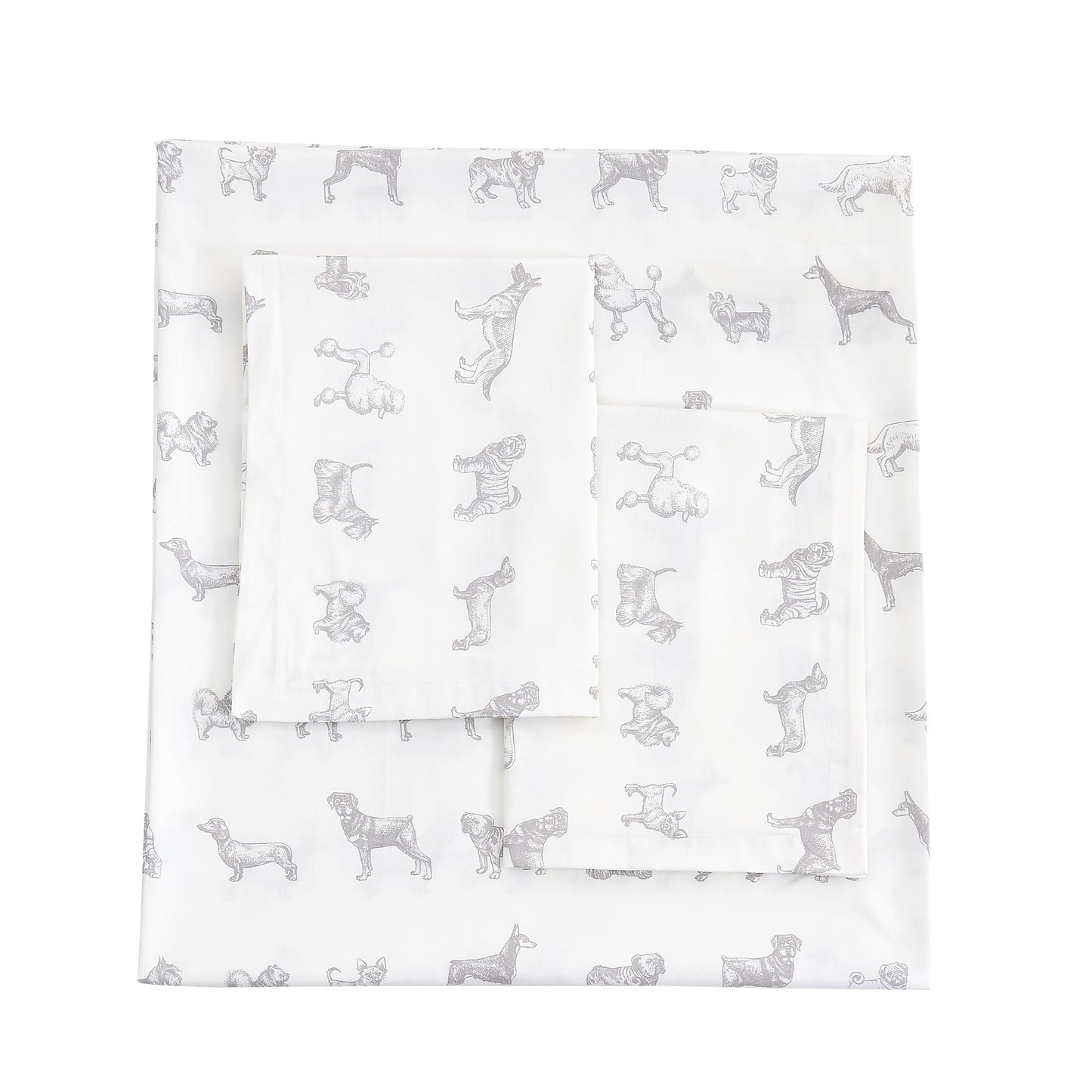 Dogs Printed Duvet Set