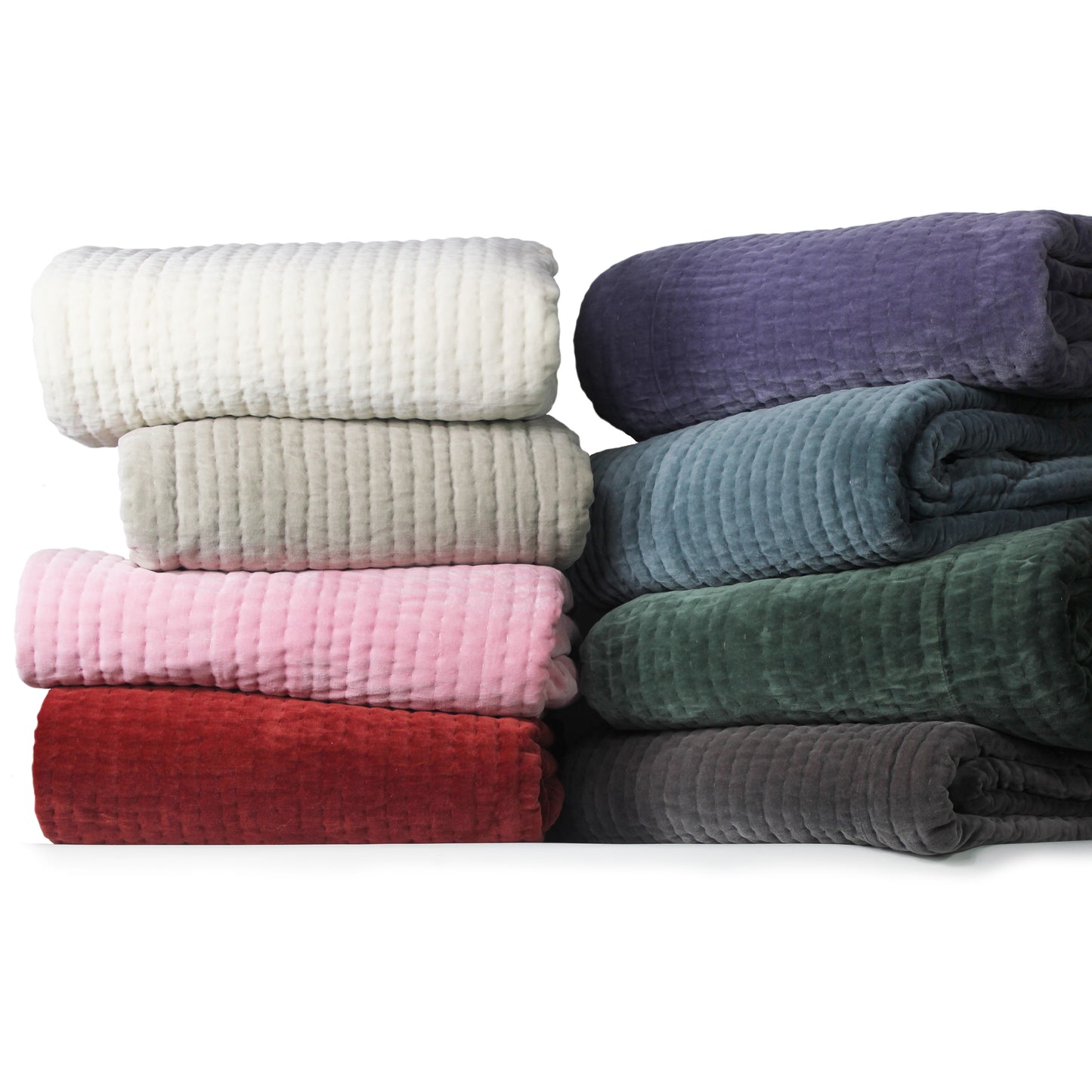 Tamara Velvet Quilt Set