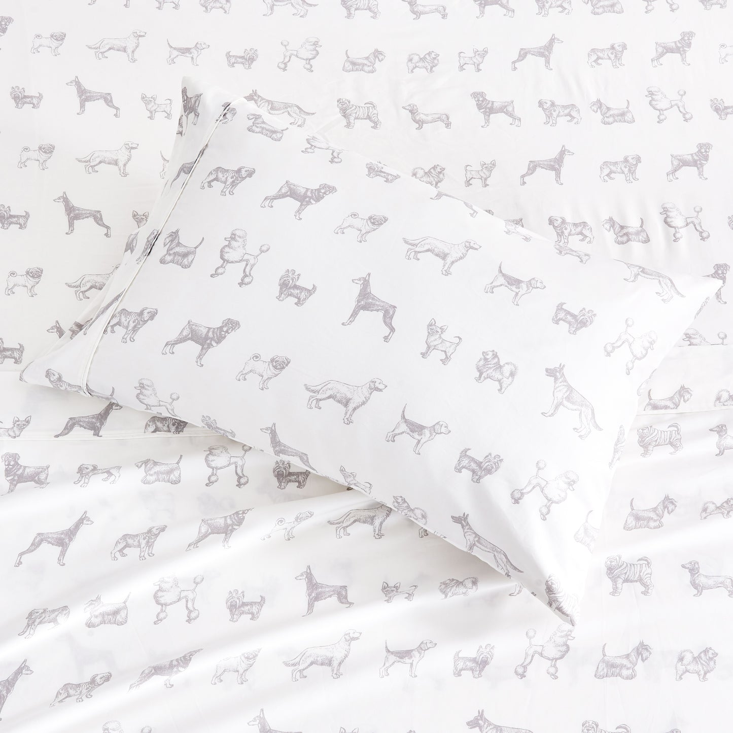 Dogs Printed Sheet Set