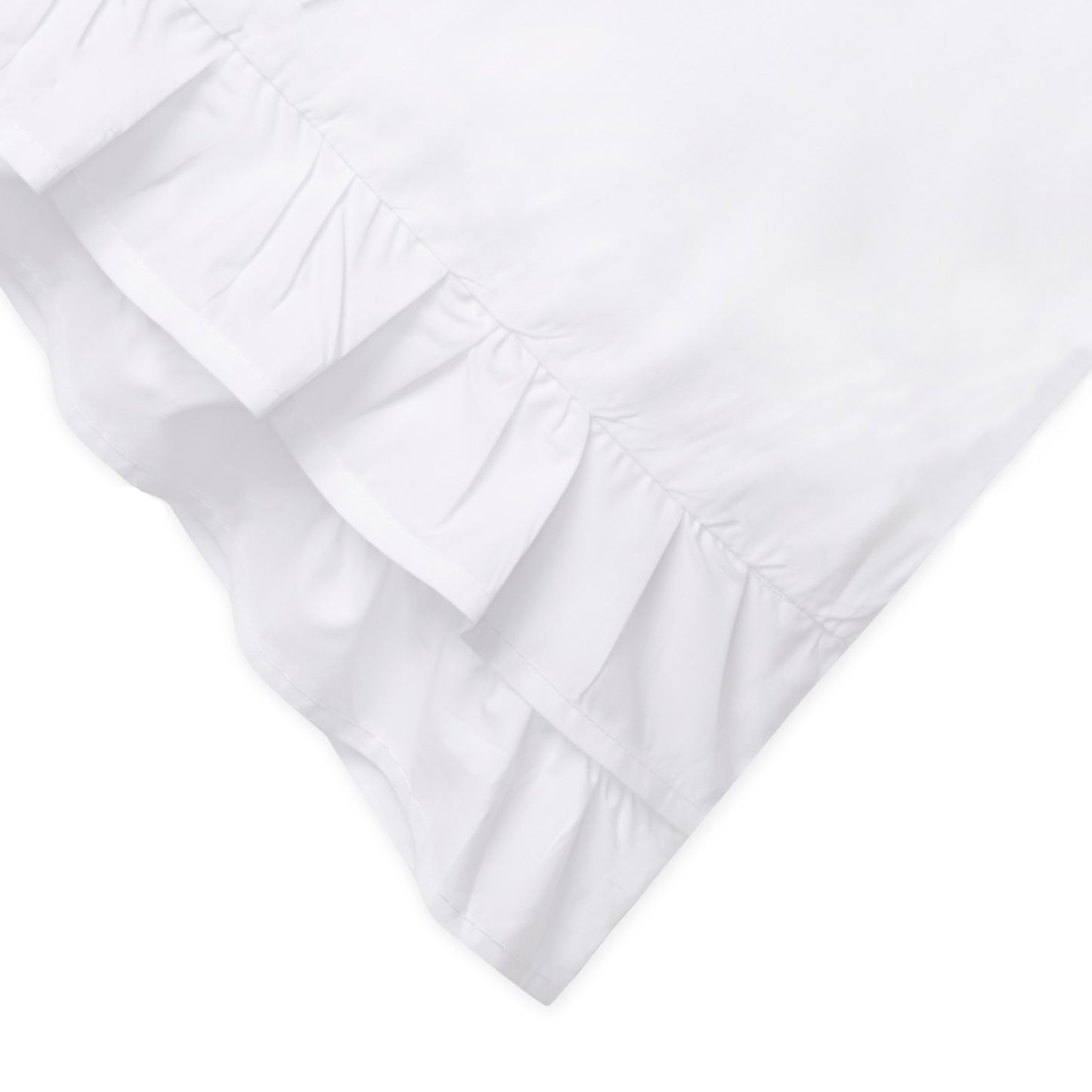 Double Ruffle Pillowcase Pair