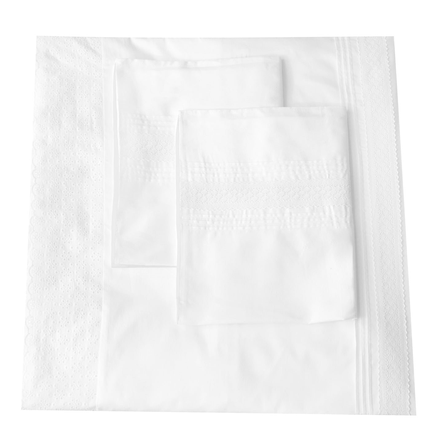 Emma Embroidered Eyelet Duvet Set