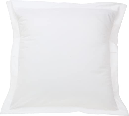 600 Thread Count Hemstitch Euro Pillow Sham Pair