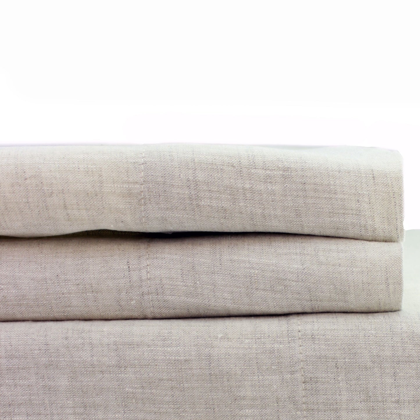 100% Linen Plain Hem Pillowcase Pairs