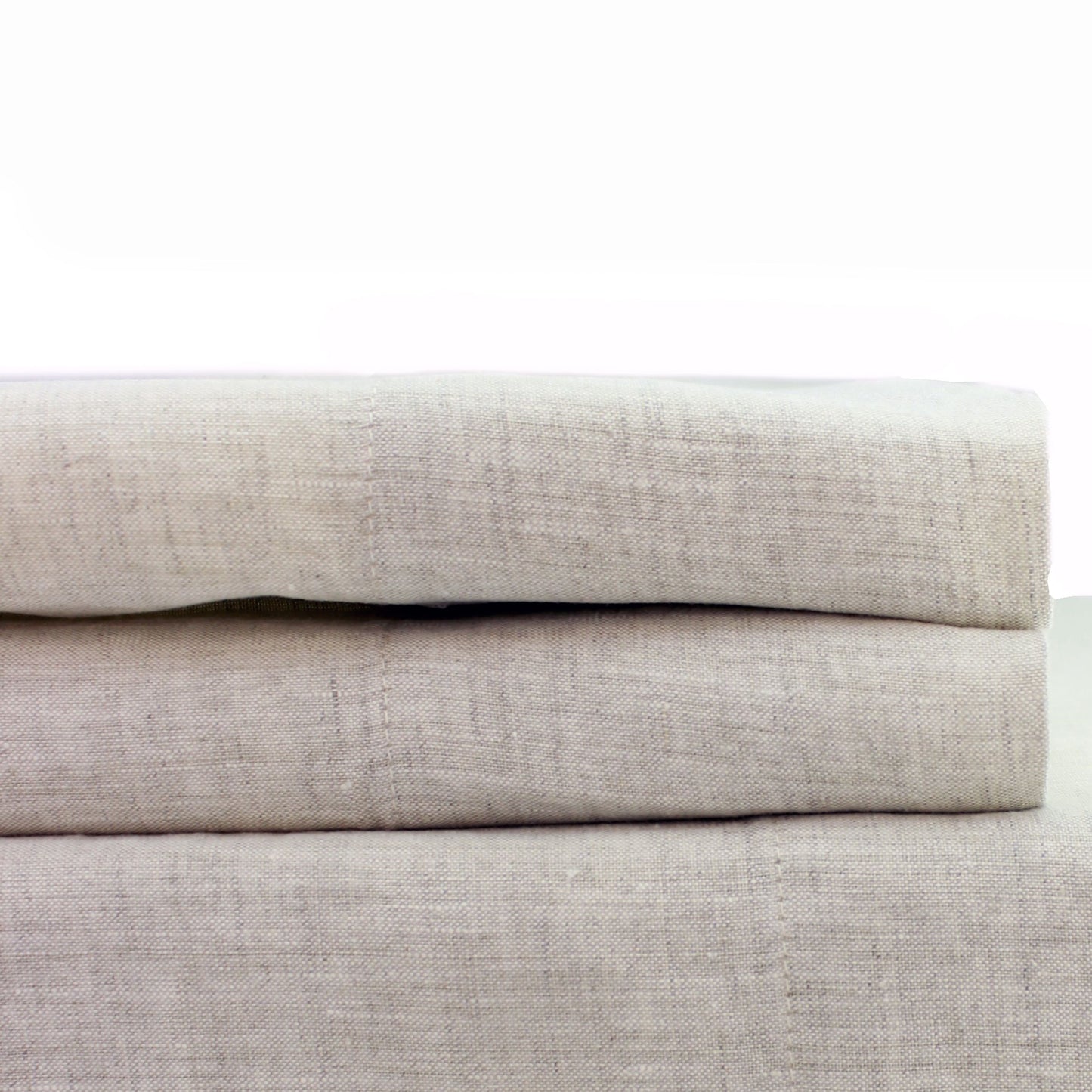 100% Linen Plain Hem Pillowcase Pairs