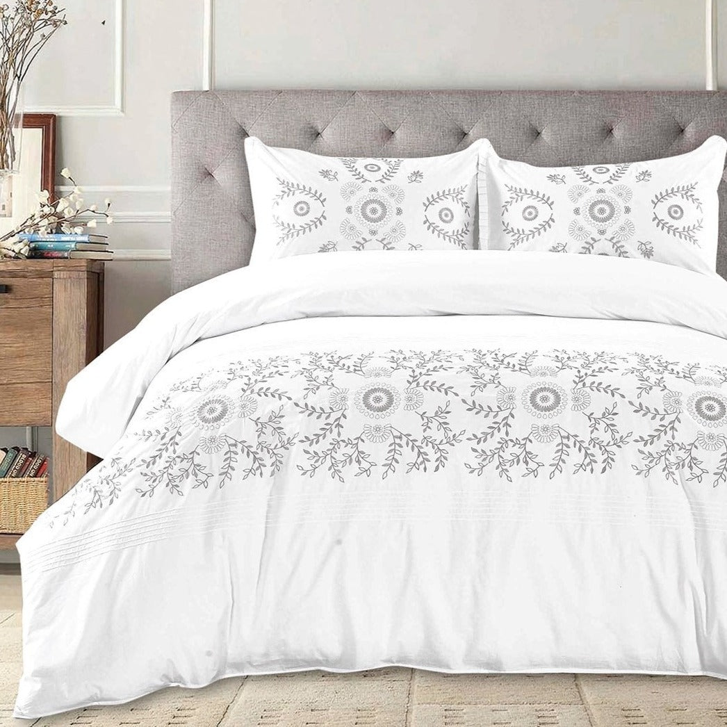 Midas Embroidered Duvet Set