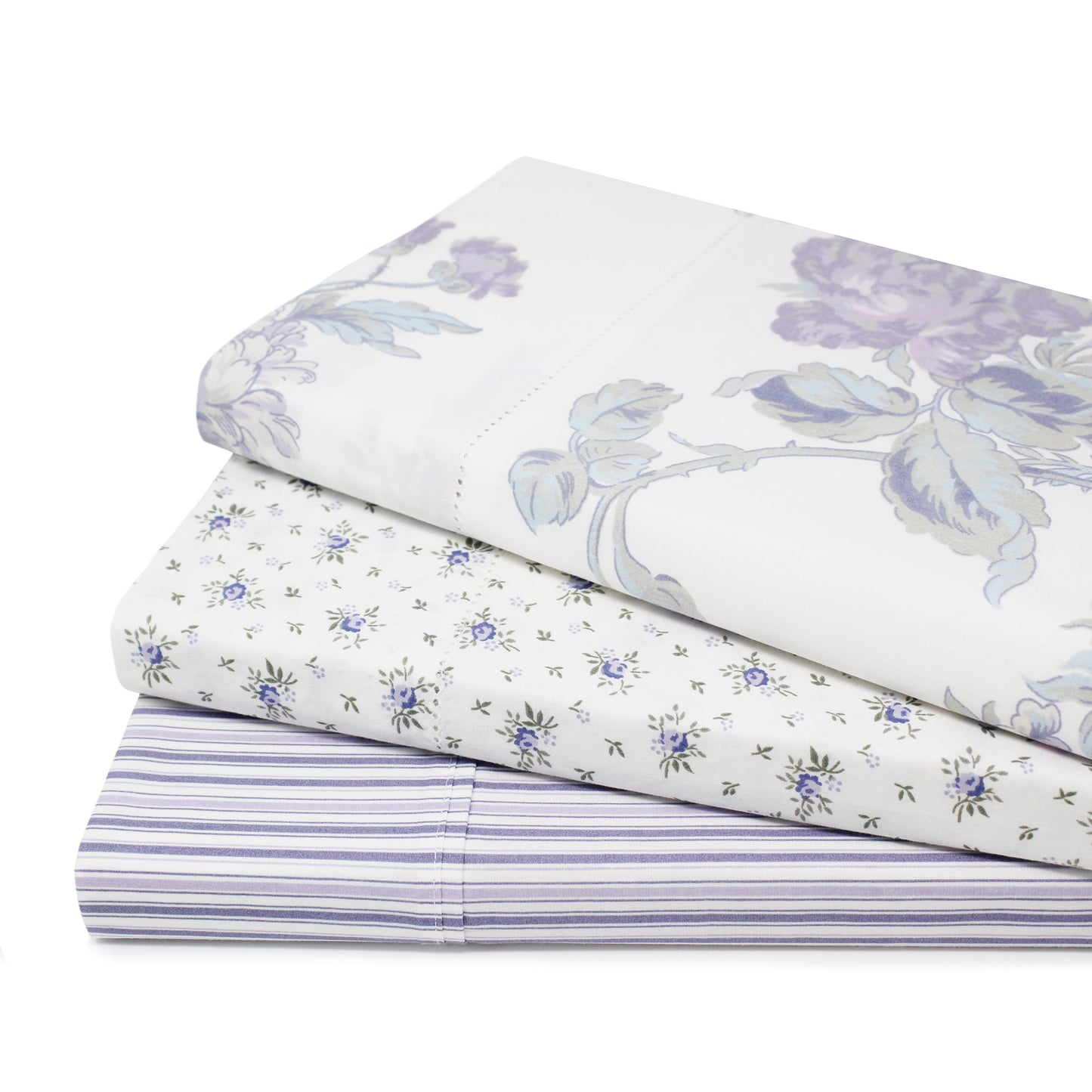 La Fleur Printed Cotton Percale Sheet Set