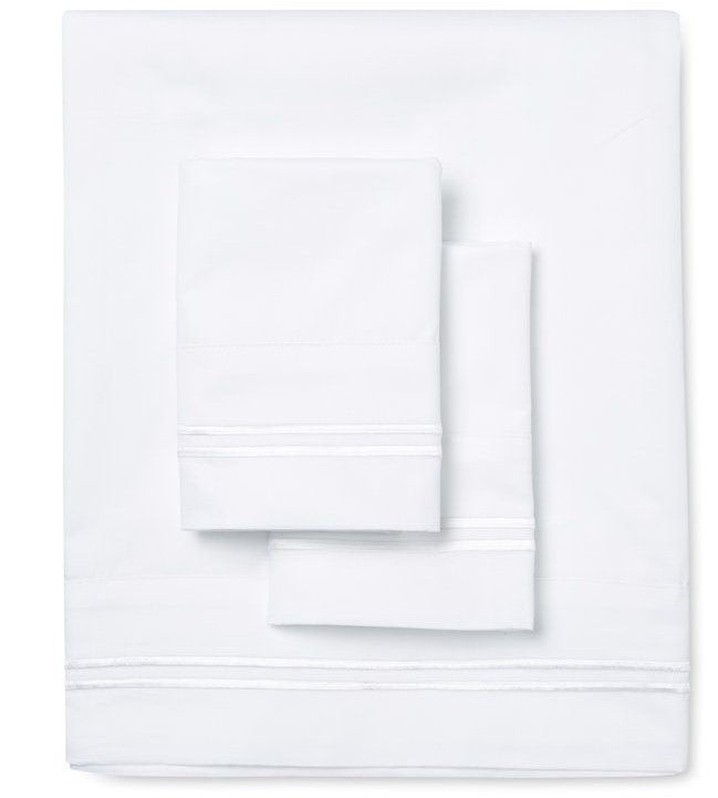 600 Thread Count Border Stripe Embroidered Sheet Set