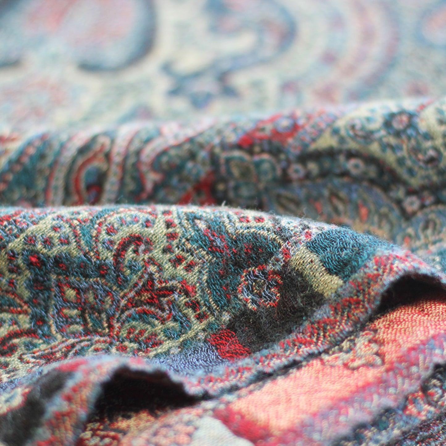 Brittany Reversible Wool Throw