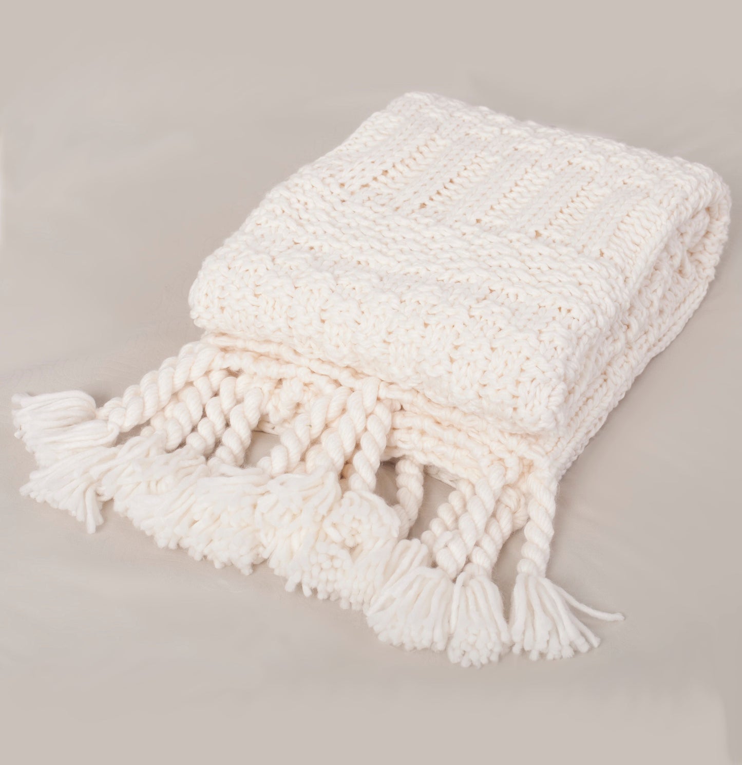 Chunky Sweater Knit Throw