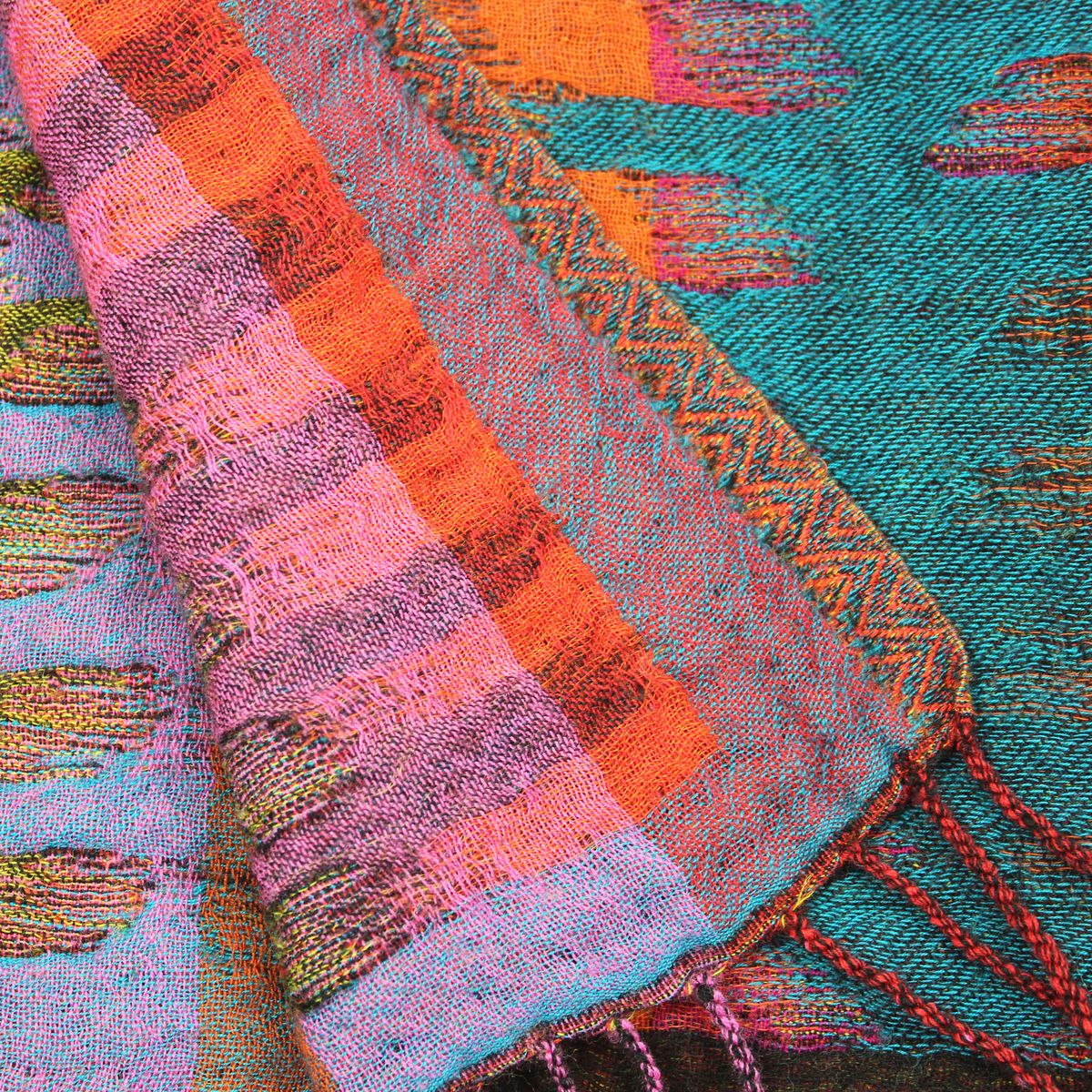 Ikat Wool Throw