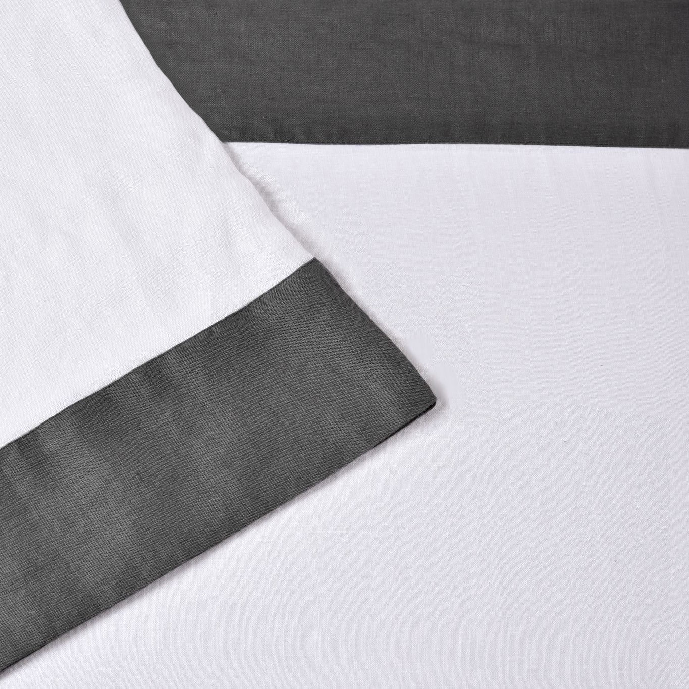 100% Linen Border Hem Sheet Sets