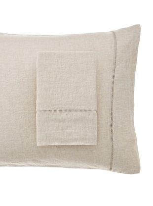 100% Linen Ladder Hemstitch Sheet Set