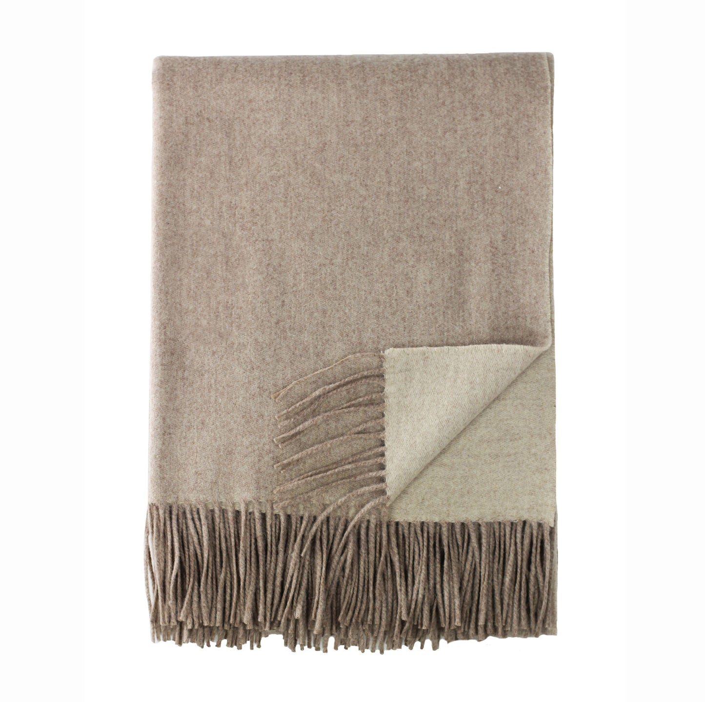 100% Merino Wool Reversible Throw