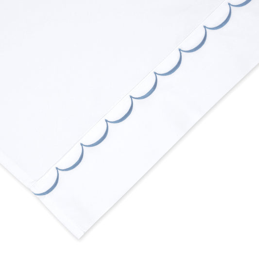 600 Thread Count Scallop Embroidered Pillowcase Pairs