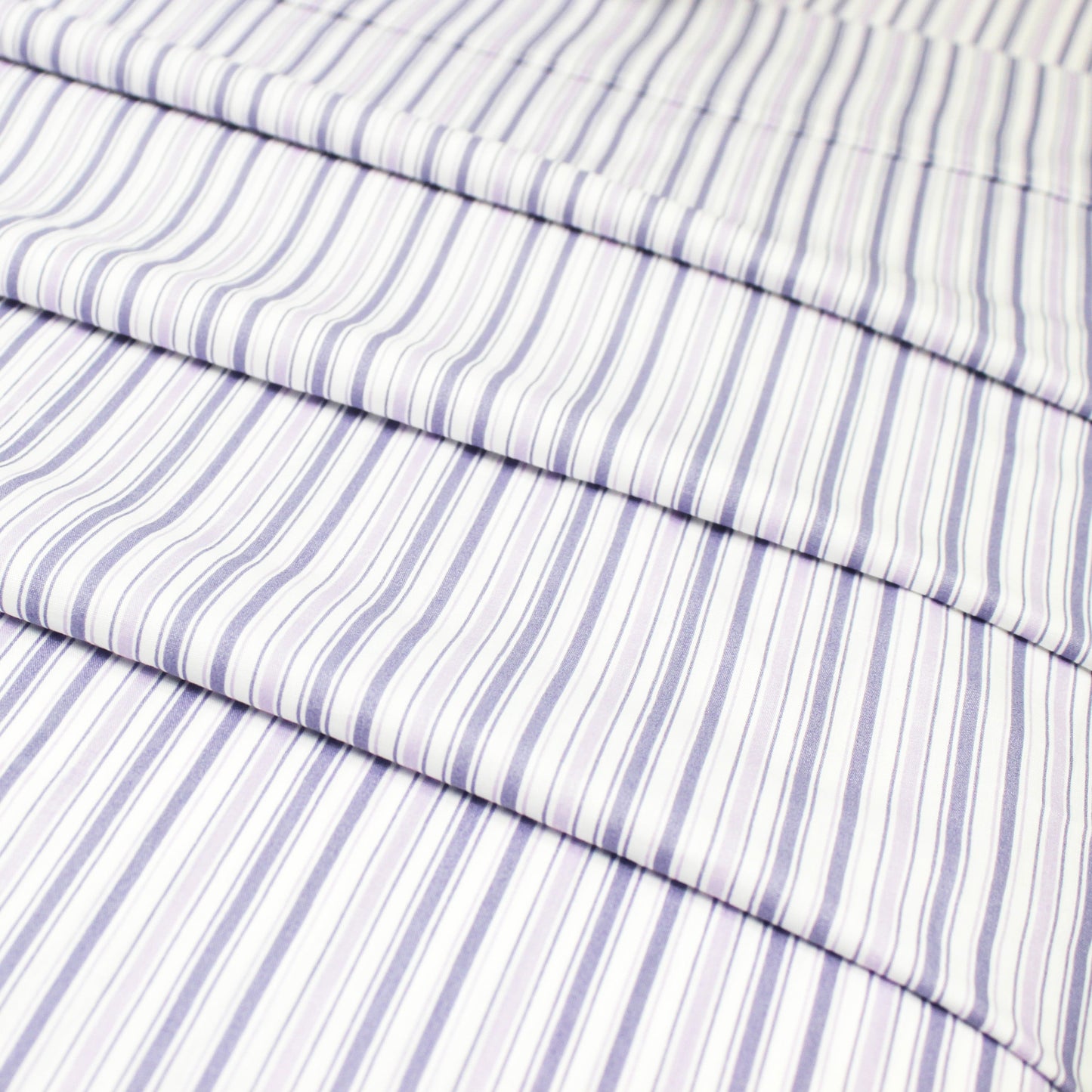 Shirt Stripes Printed Cotton Percale Sheet Set