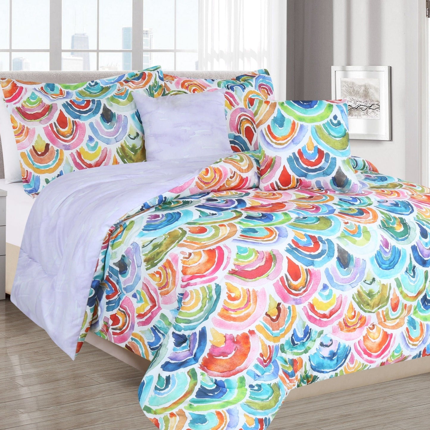 Strangebow Scallop Deluxe Comforter Sets