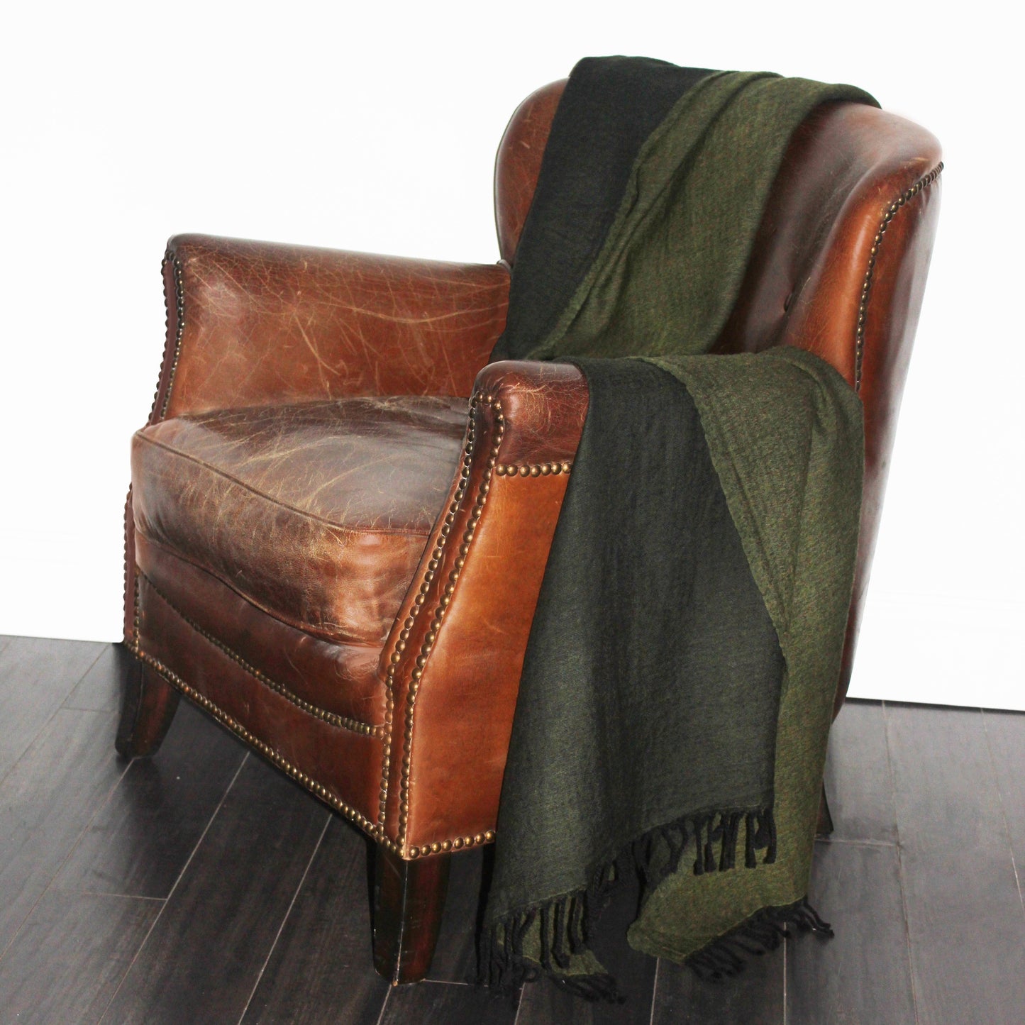 Reversible 100% Merino Wool Throw