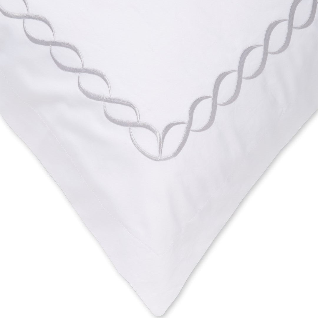 600 Thread Count Rope Embroidered Euro Sham Pairs