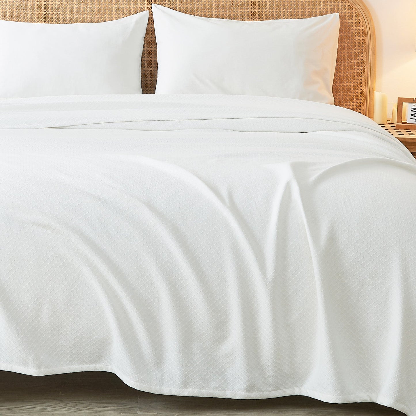 Egyptian Cotton Diamond Blanket