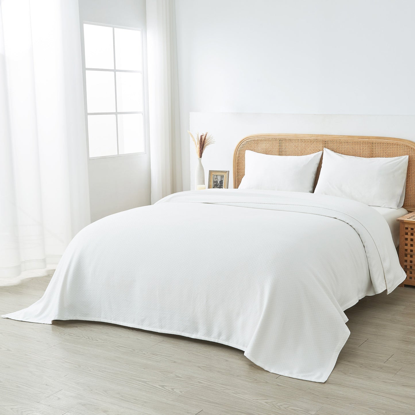 Egyptian Cotton Diamond Blanket