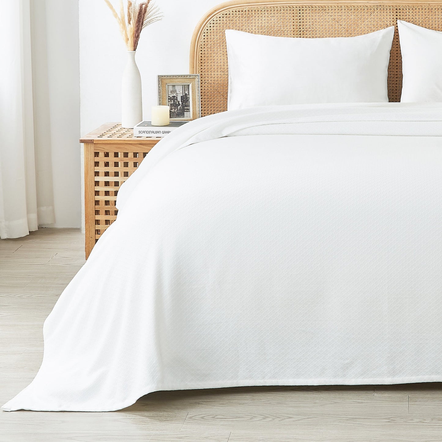 Egyptian Cotton Diamond Blanket