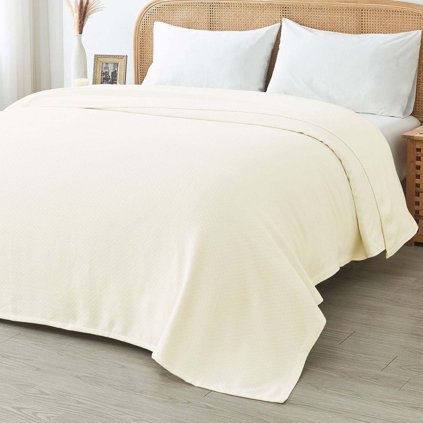 Egyptian Cotton Diamond Blanket