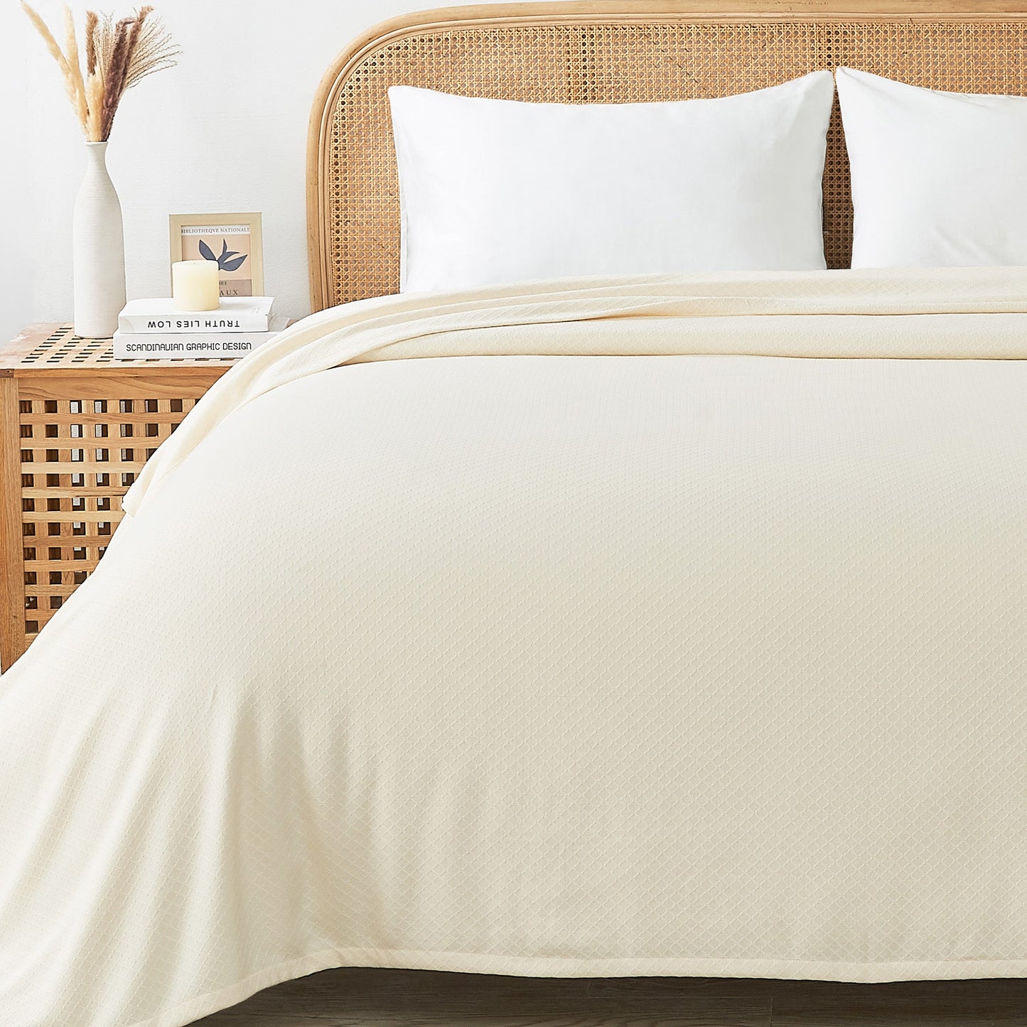 Egyptian Cotton Diamond Blanket