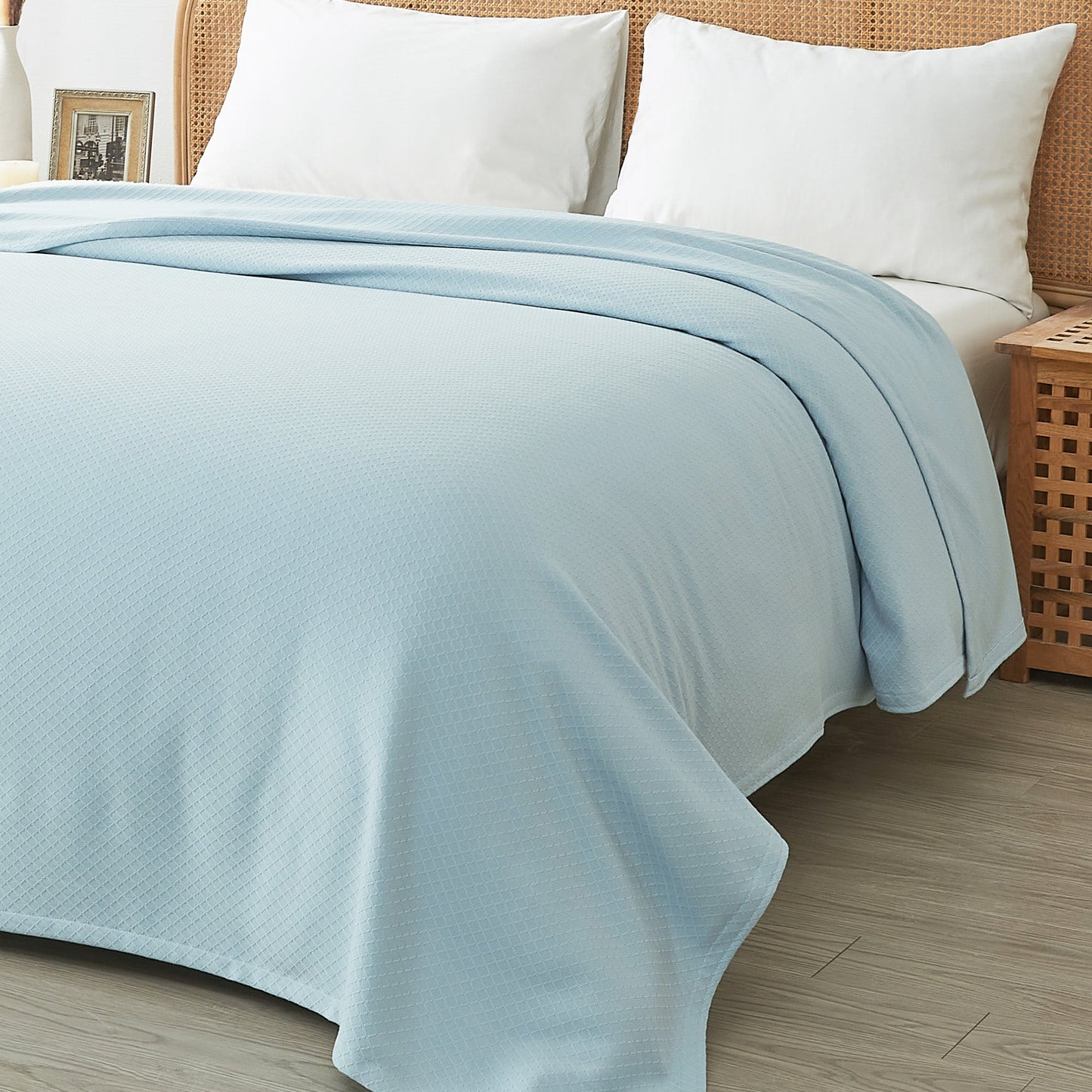 Egyptian Cotton Diamond Blanket