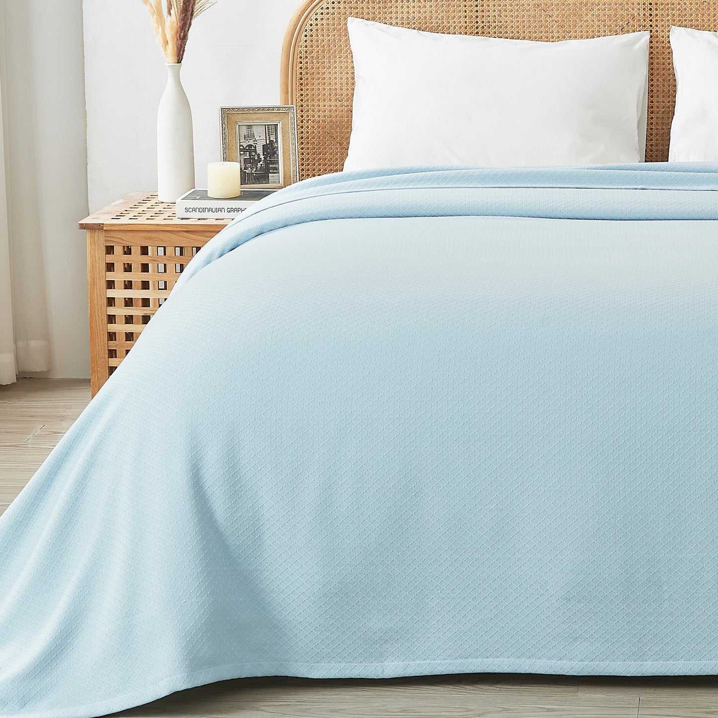 Egyptian Cotton Diamond Blanket