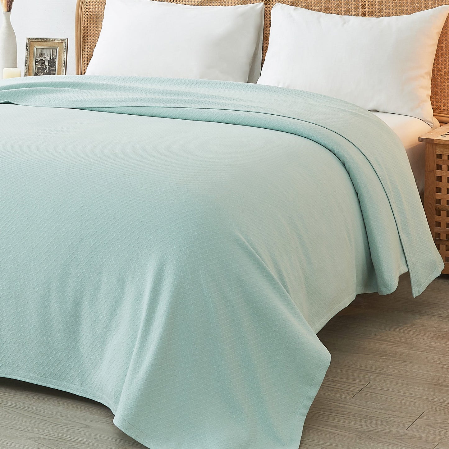 Egyptian Cotton Diamond Blanket