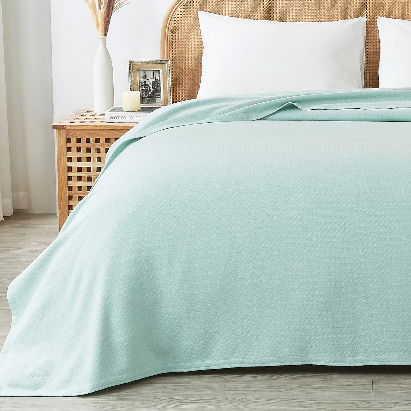 Egyptian Cotton Diamond Blanket