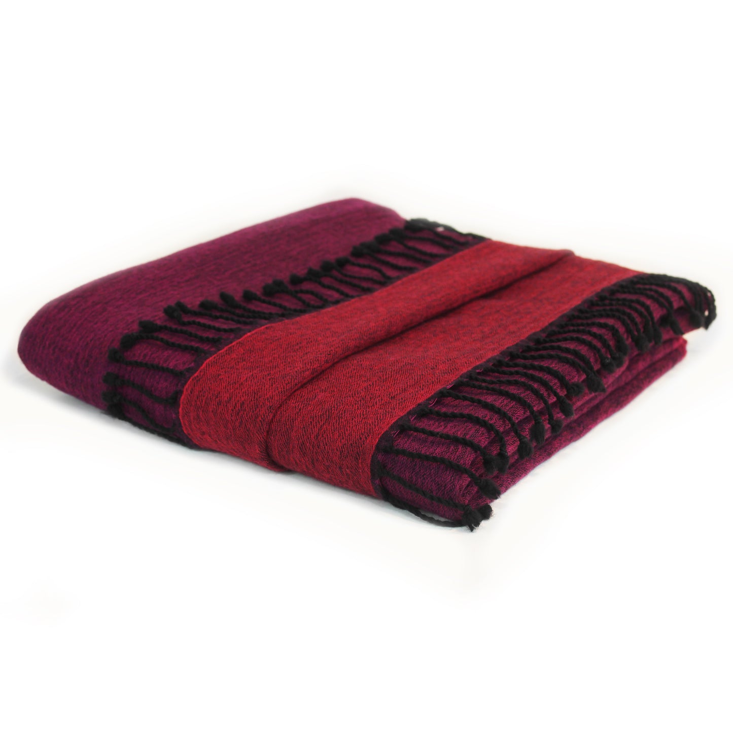 Reversible 100% Merino Wool Throw