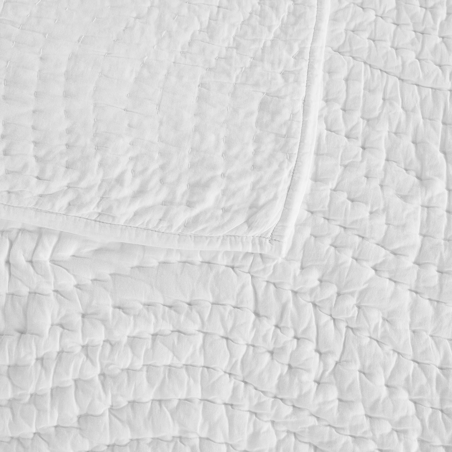 Cloud Cotton Voile Hand Stitched Quilt Set