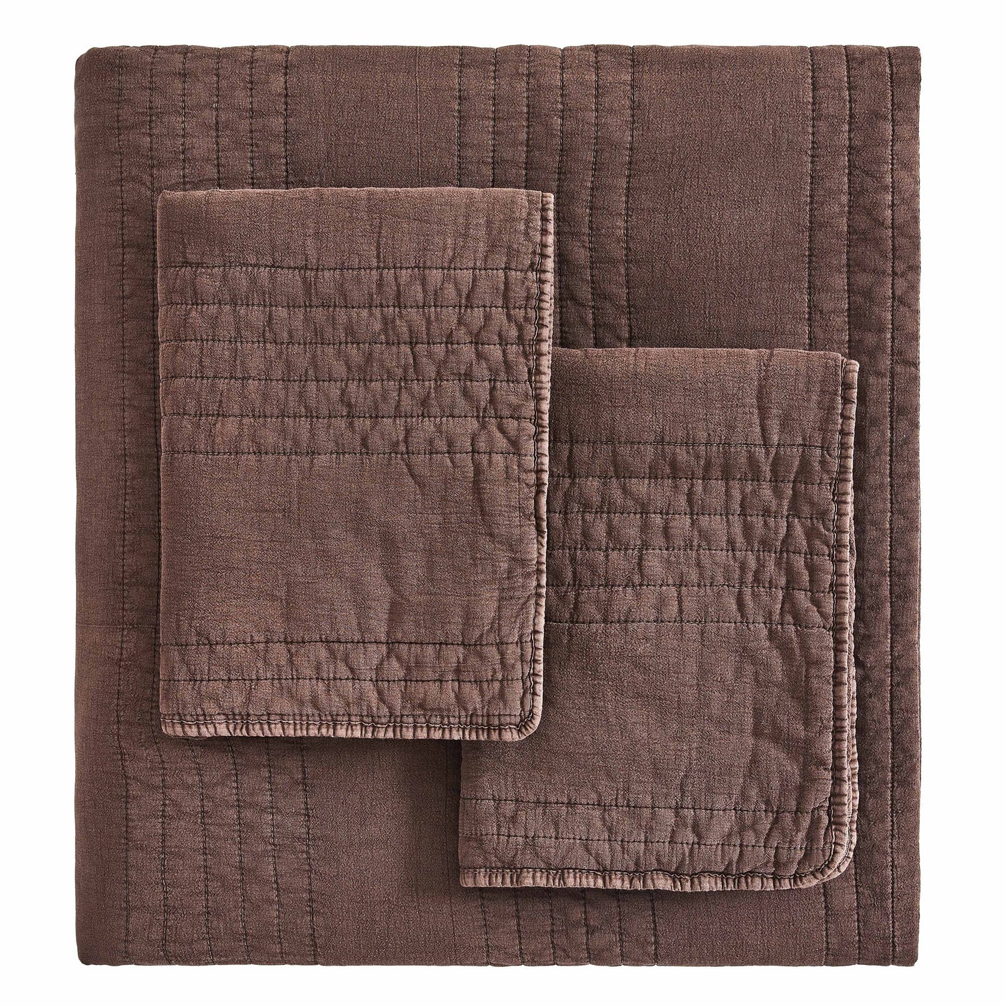 Stonewashed Cotton Quilt Set