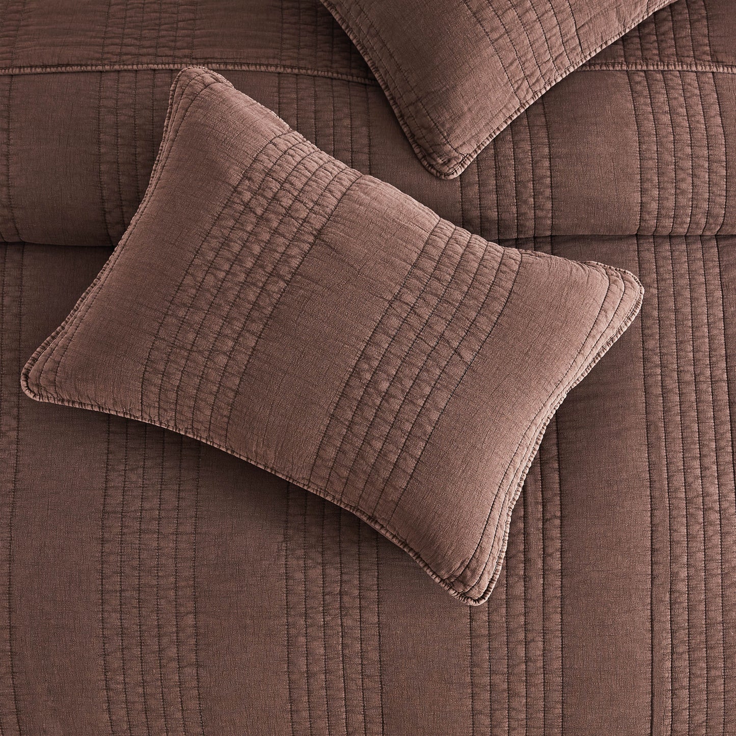 Stonewashed Cotton Quilt Set