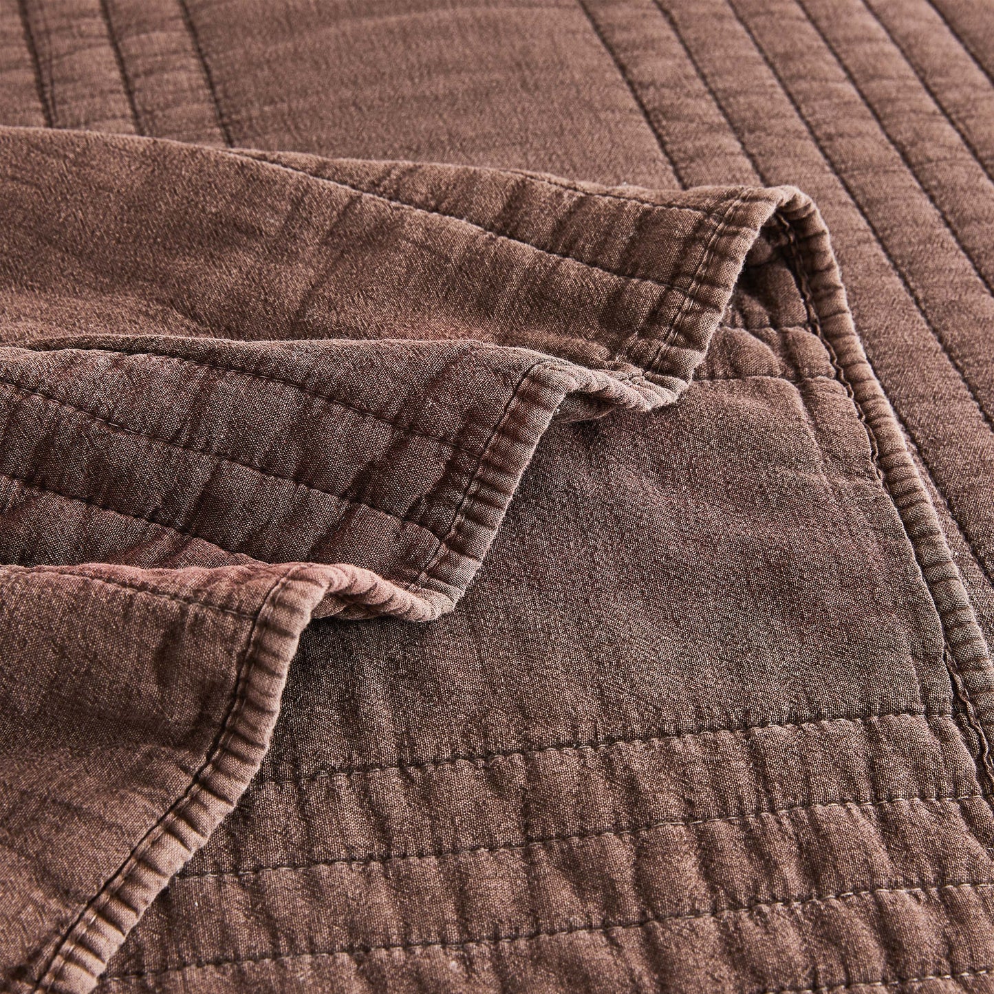Stonewashed Cotton Quilt Set