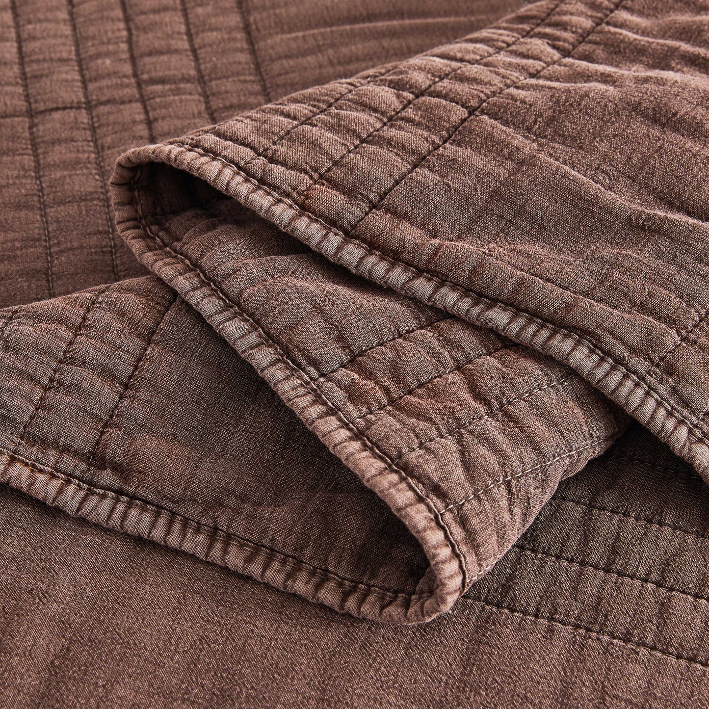 Stonewashed Cotton Quilt Set