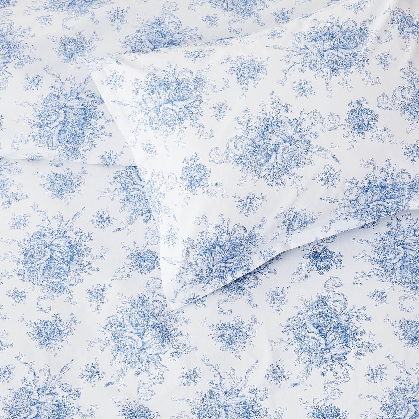Petit Toile Printed Cotton Percale Duvet Set
