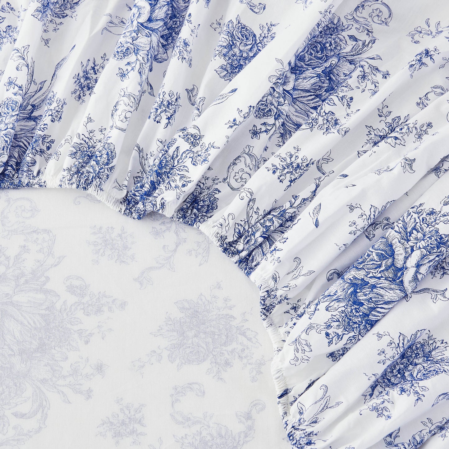 Petit Toile Printed Cotton Percale Sheet Set