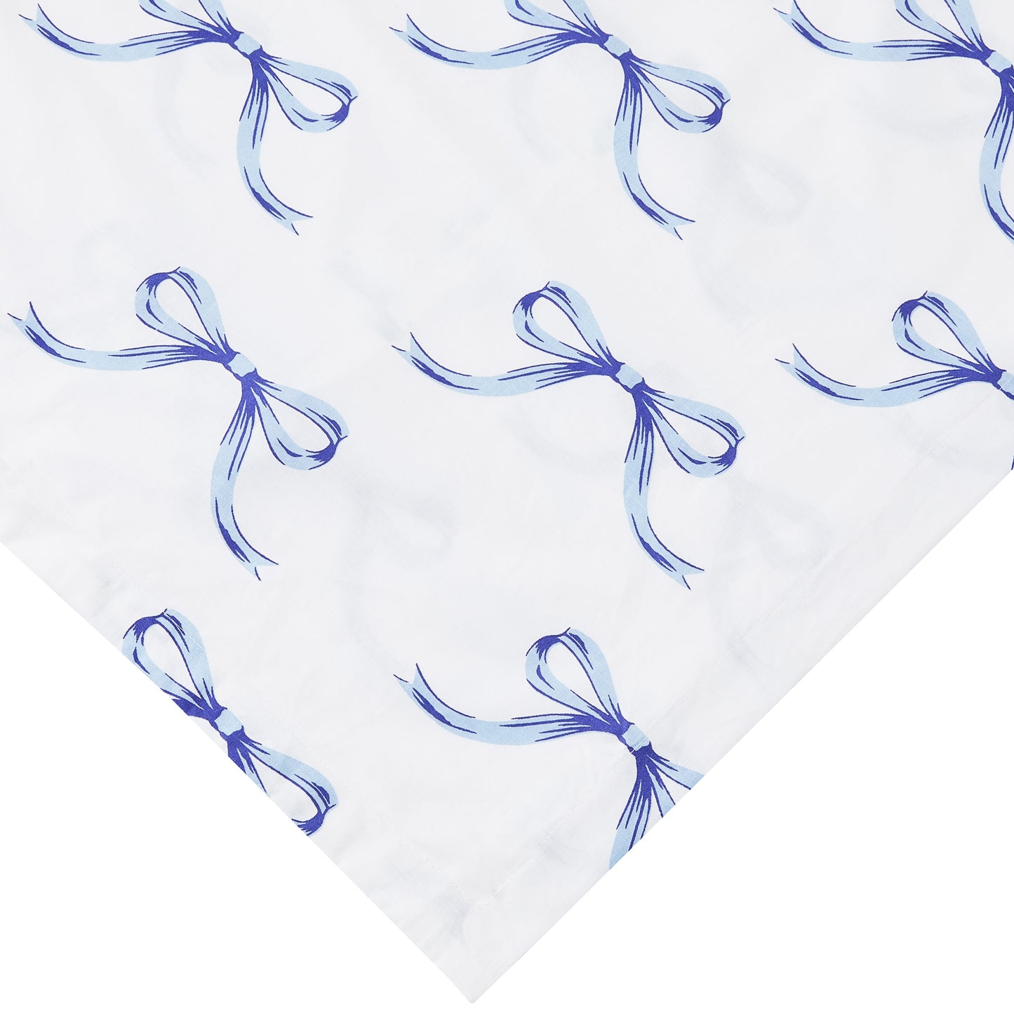 Bows Printed Cotton Percale Duvet Set