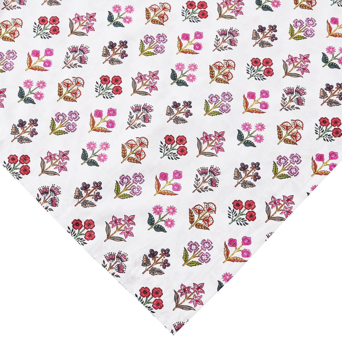 Sumita Floral Printed Cotton Percale Duvet Set