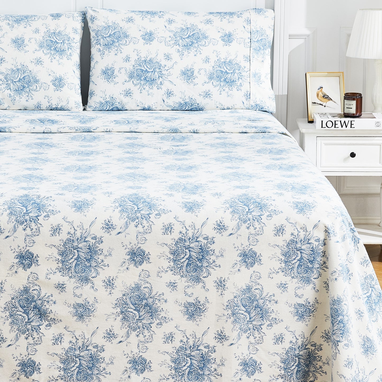 Petit Toile Flannel Sheet Sets