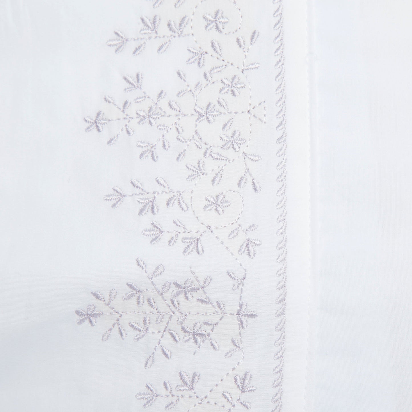 Baby's Breath Embroidered Percale Duvet Set