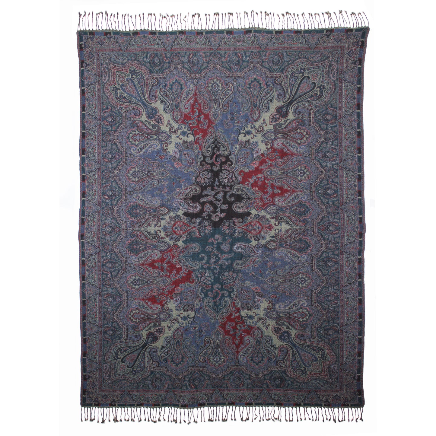 Brittany Reversible Wool Throw